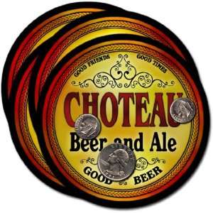  Choteau, MT Beer & Ale Coasters   4pk 