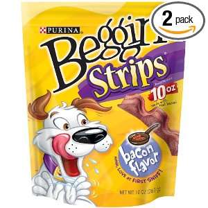 Purina Beggin Strips Bacon Value Pack, 10 Ounce (Pack of 2)  