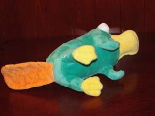 Phineas And Ferb Perry The Platypus Plush Stuffed Animal Disney EUC 