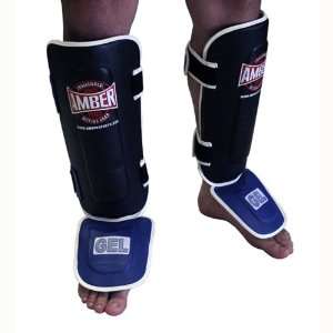    Amber Gel Shin and Instep Free Style MMA Guards