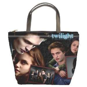   Black Leather Bucket Bag Handbag Purse Twilight Edward Bella New Moon