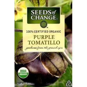   Change Organic Purple Tomatillo Seeds   100 mg Patio, Lawn & Garden