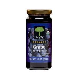  Tree Of Life, Fruit Spread Grape Org, 10 OZ Health 