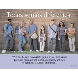  Were All Different Poster, Spanish Language Version, 18 