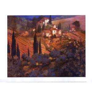  View from San Gimignano Finest LAMINATED Print Philip 