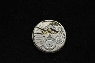 VINTAGE 12S HAMPDEN AVIATOR POCKETWATCH MOVEMENT FOR REPAIRS 