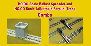 HO Ballast Spreader & Adjustable Parallel Tool COMBO  