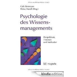 Psychologie des Wissensmanagements (German Edition) Gabi Reinmann 