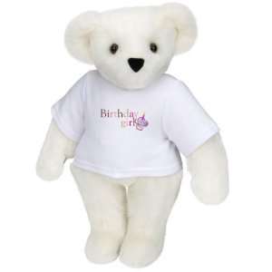  15 T Shirt Bear   Birthday Girl   Vanilla Fur Toys 