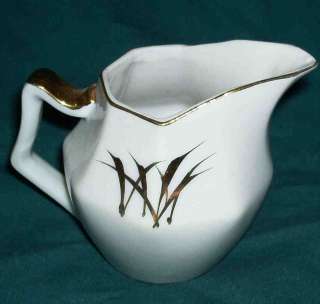 Hand painted Gold Wheat Design Pitcher/Creamer   Japan  