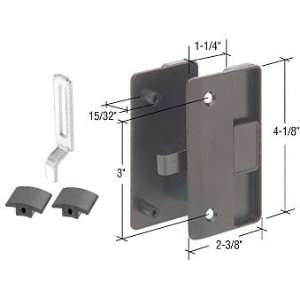  C.R. LAURENCE A218 CRL Black Sliding Screen Door Latch and 