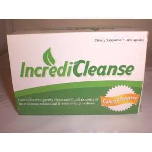  New IncrediCleanse Colon Cleanser Dietary Supplement   60 