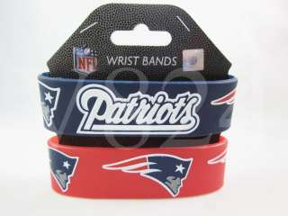 NFL New England PATRIOTS Wristbands Bulk Bandz Bracelet A  