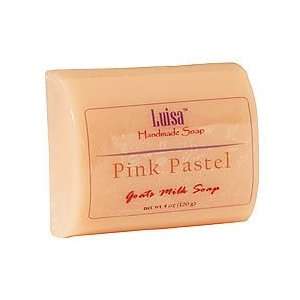  Pink Pastel Handmade Goats Milk Soap Bar