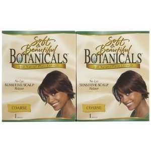 Soft & Beautiful Botanicals Relaxer Kit for Coarse Hair, 1.65 oz, 2 ct 