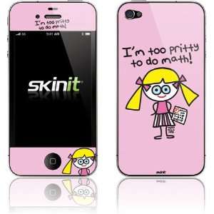    Too Pretty to Do Math skin for Apple iPhone 4 / 4S Electronics