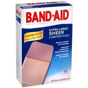  Special pack of 5 BAND AID SHEER X LARGE 5705 10 per pack 