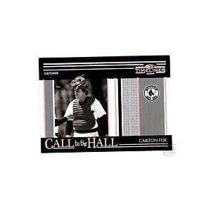 CARLTON FISK 2004 Donruss Timelines Call To The Hall SILVER PARALLEL 