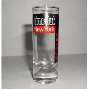  TIME OUT NEW YORK LOUNGE TALL SHOTGLASS