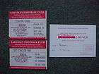 95/6 Barnsley v Reading   3 Tickets  Car Park, Silkstone 