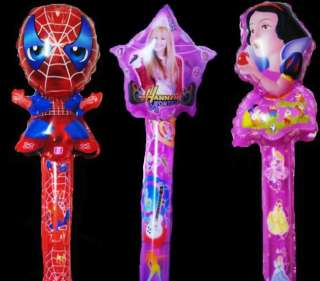 Spiderman Snow White Hannah Montana inflatables hammer air balloons 