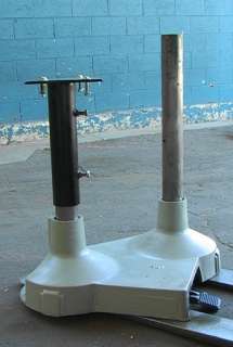 Dual Column Machine Base Grinder Buffer Pedestal  