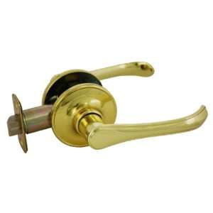   Polished Brass Passage Door Lever (Hall and Closet)