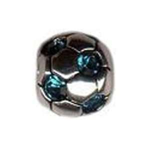   CZ Bezels Birthstone Oriana Bead   Pandora Bead & Bracelet Compatible