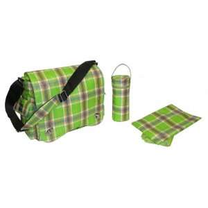  Diaper Bag for Dad  Green Plaid Baby