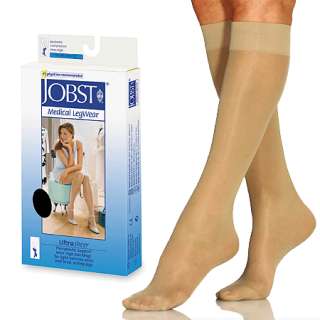 JOBST SUPPORT STOCKINGS COMPRESSION HOSE KNEE HIGH NEW  