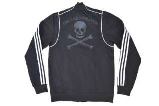 Adidas Mens Orlando Pirates Track Top Jacket Black (V10259)   S 