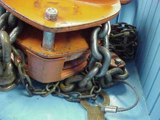 Tiger Manual Chain Hoist 2 ton Block and Tackle Heavy Duty Unit  