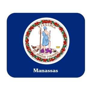  US State Flag   Manassas, Virginia (VA) Mouse Pad 