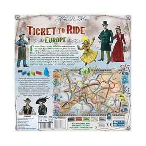  Days of Wonder  Ticket to Ride Europe Toys & Games