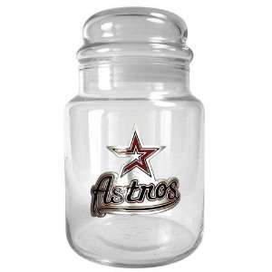  Houston Astros MLB 31oz Glass Candy Jar   Primary Logo 
