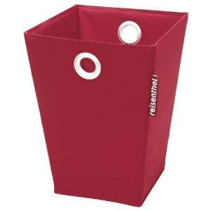   Paper Waste Basket with Big Eye Handles   Red
