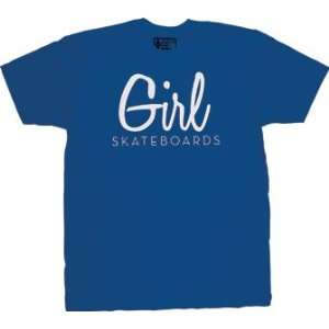  Girl Century Skateboard T Shirt [X Large] Royal Premium 