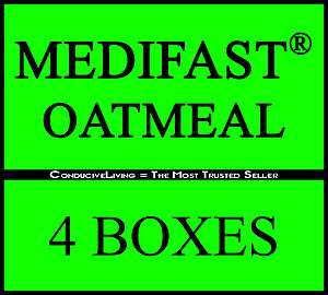MEDIFAST® OATMEAL  4 BOXES  YOU DECIDE FLAVORS  THE MOST TRUSTED 