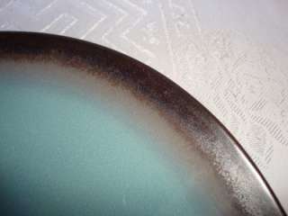 Home Target Stoneware Thira   Teal Dinner Plate  