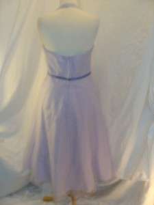 Beautiful, gently worn lavender or lilac color prom or bridesmaid 