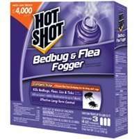 Hot Shot Bedbug & Flea Insect Fogger, 3 Foggers 071121959119  