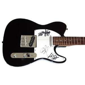  Sevendust Autographed Signed Tele Guitar & Proof 