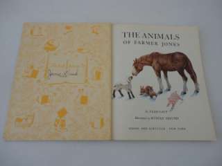 The Animals Of Farmer Jones Little Golden Book 1942 M  