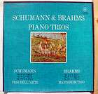 Vox SVBX 591 3 LP Schumann & Brahms Piano Trios Bell Ar  
