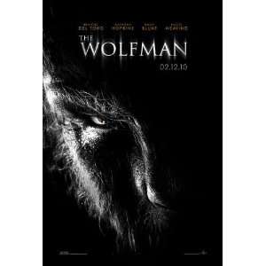  The Wolfman Advance Original Movie Poster 27x40 