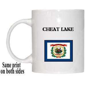  US State Flag   CHEAT LAKE, West Virginia (WV) Mug 