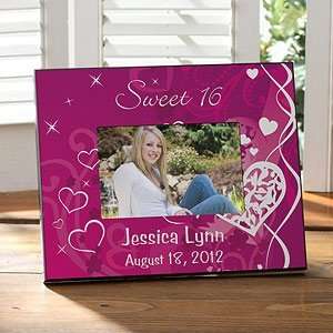    Sweet Sixteen Personalized Birthday Picture Frames