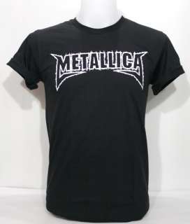 METALLICA T Shirt Logo Street Heavy Metal Hard Rock S L  