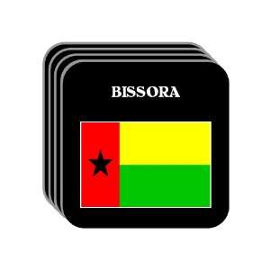  Guinea Bissau   BISSORA Set of 4 Mini Mousepad Coasters 