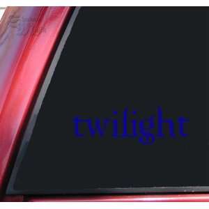  Twilight Logo Vinyl Decal Sticker   Blue Automotive